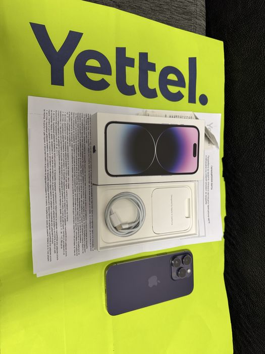 ***128GB iPhone 14 PRO Гаранция Yettel 2025 г. Purple