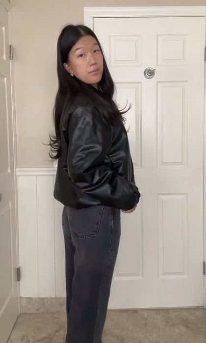 Кожено яке Zara (еко кожа)