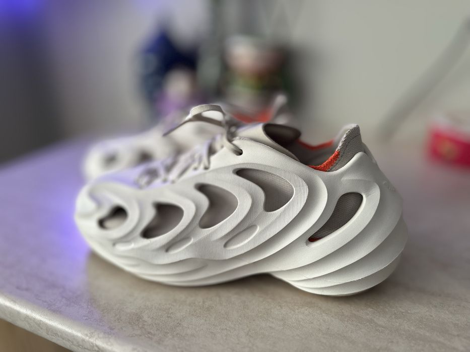 Adidas adiFOM Q shoe in an off-white
