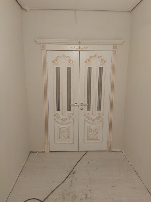 Установка дверь есік орнатамыз