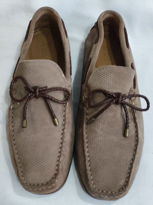 Zara, мокасини естествена кожа, номер 39