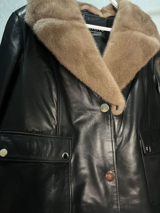 Куртка кожанная осень, весна