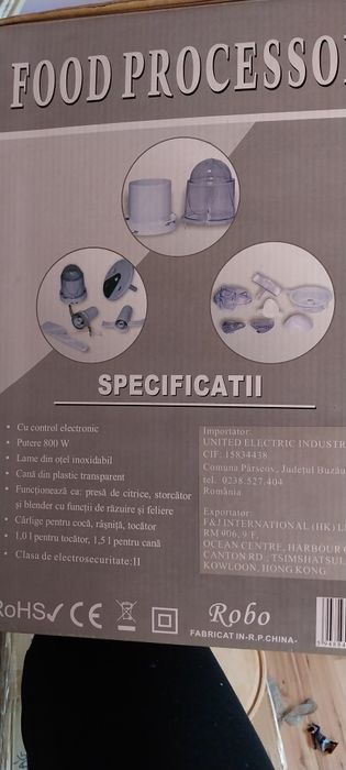 Robot de bucatarie pentru piese de schimb- motor nefunctional