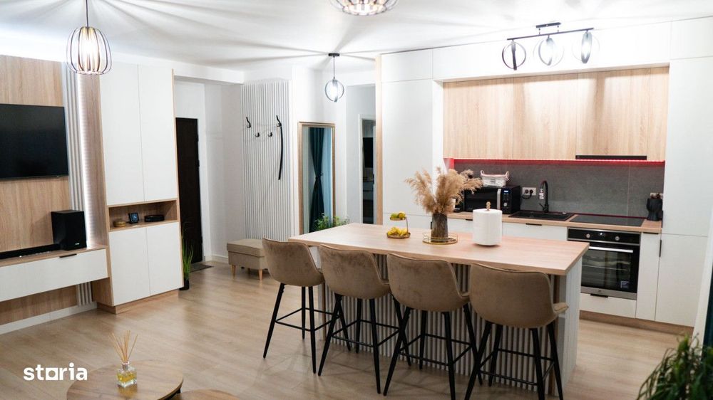 PENTHOUSE LUX 2 camere, 55 mp, mobilat premium - Dumbravita