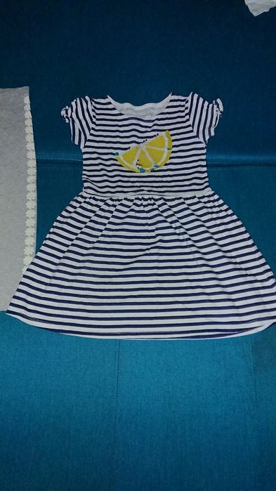 Set rochița paiete, 2 colanți, fete 4-5 ani, 104-110 cm