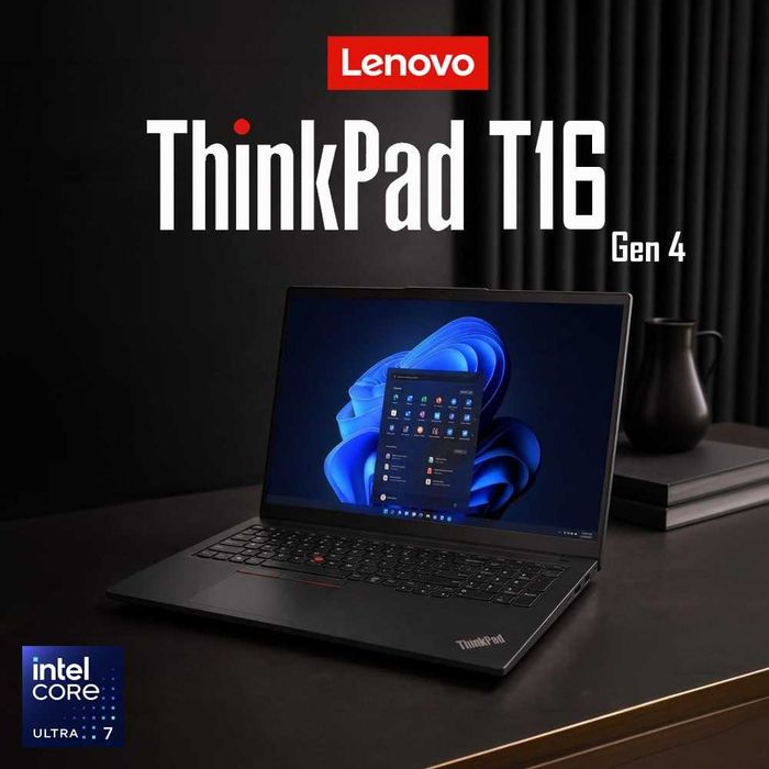 Lenovo ThinkPad T16 Ultra 7-255U, 16GB, 512GB SSD Nout.uz
