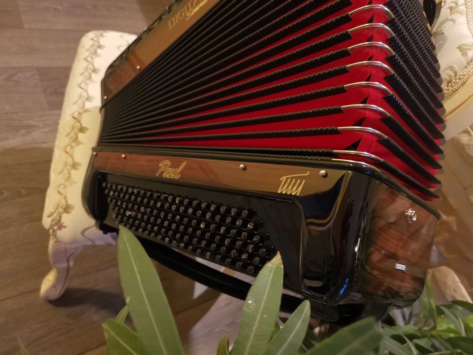 Acordeon Digital Brown Personalizat Impecabil Mecanica Basi