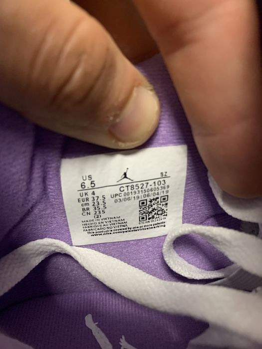 Jordan 4 Retro Purple Oreo