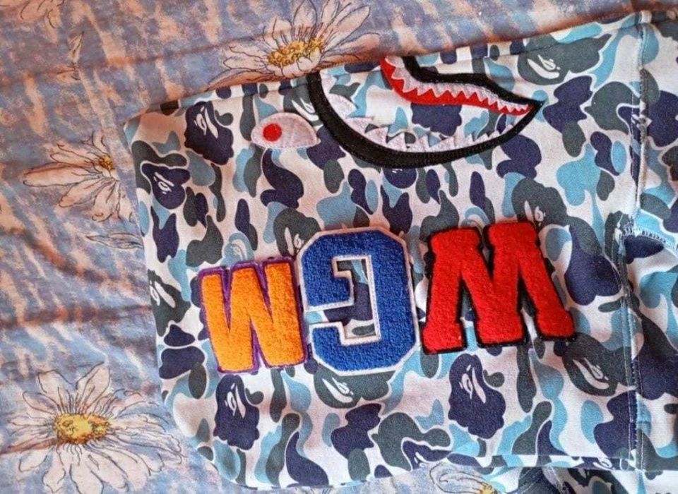 Hanorac bape albastru