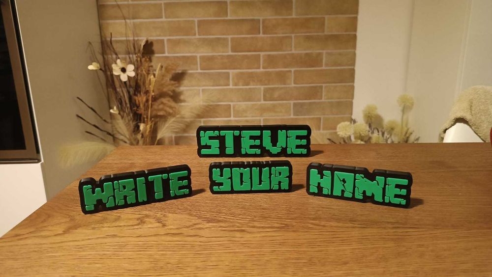 Nume Personalizat Minecraft