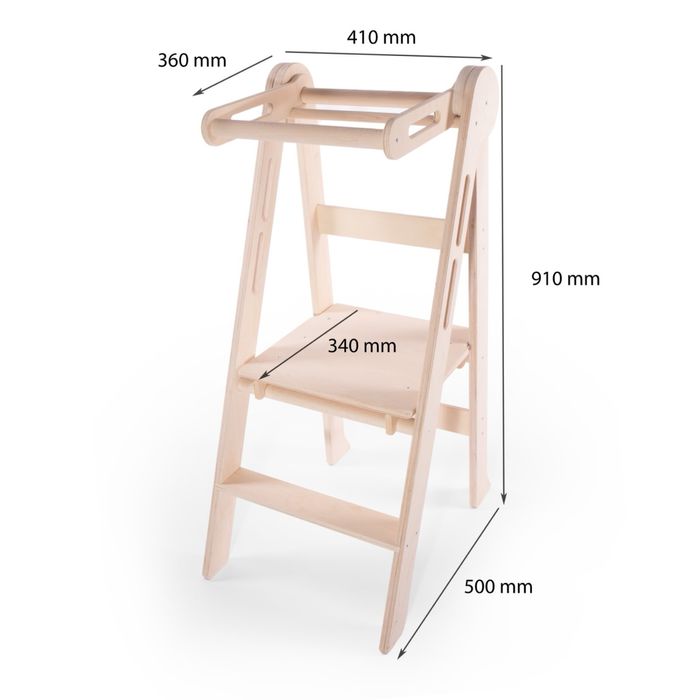 Регулируема Сгъваема Помощна Кула Монтесори MOOOD