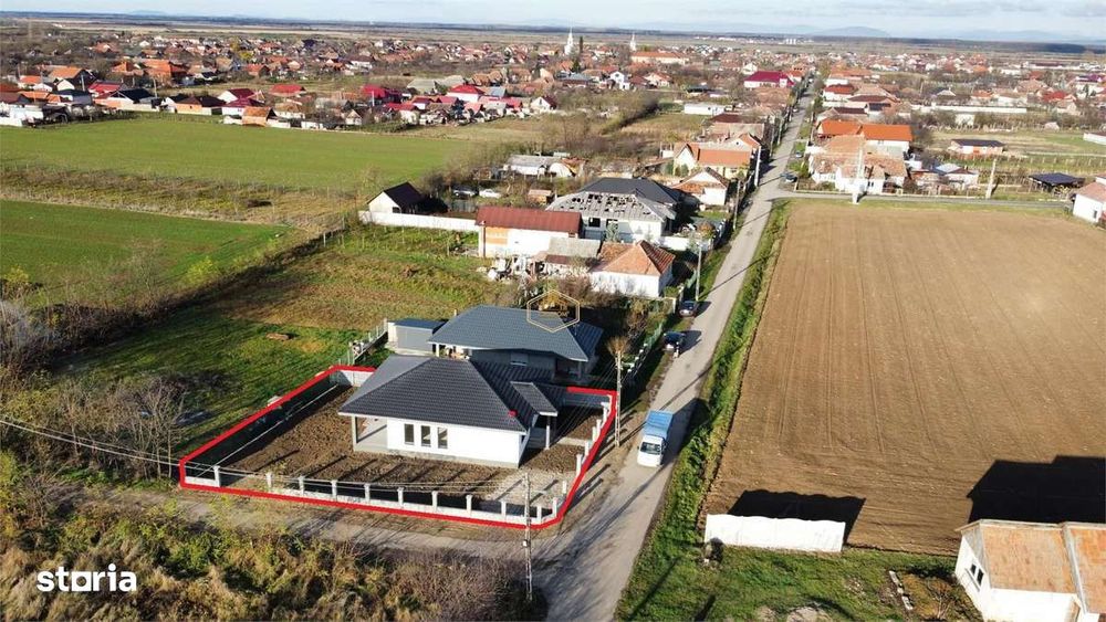 Casa noua cu 3 camere - 102 mp | Teren 450 mp