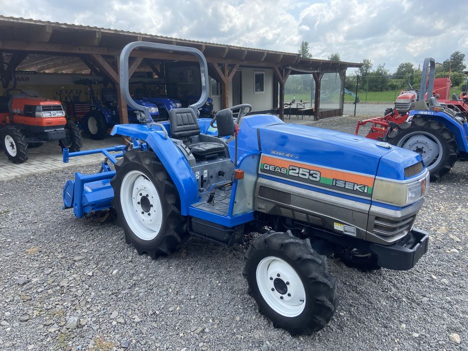 Tractor japonez Iseki Geas 253, 4x4, 25cp, servo + freza, Carte RAR