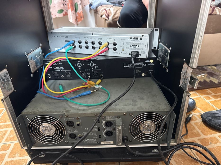 Rack audio profesional complet Amplificator Fidek  Egalizator 31 benzi