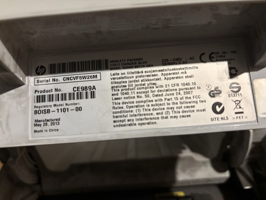 Принтер hp laserjet 600 m601