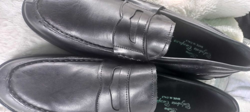 Pantofi -mocasini Calzoleria Campana 45 piele , noi.