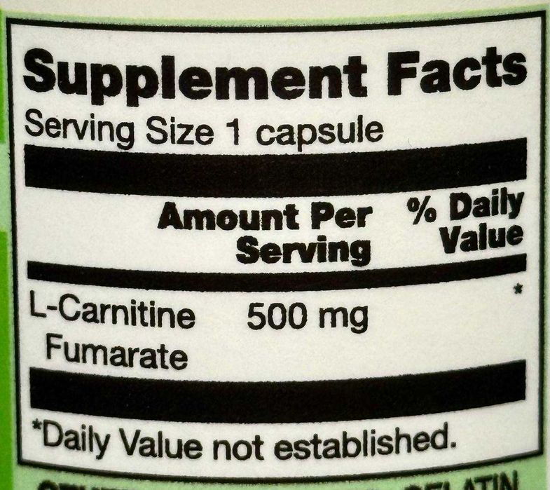 Карнитин Фумарат Vitacost L-Carnitine Fumarate США