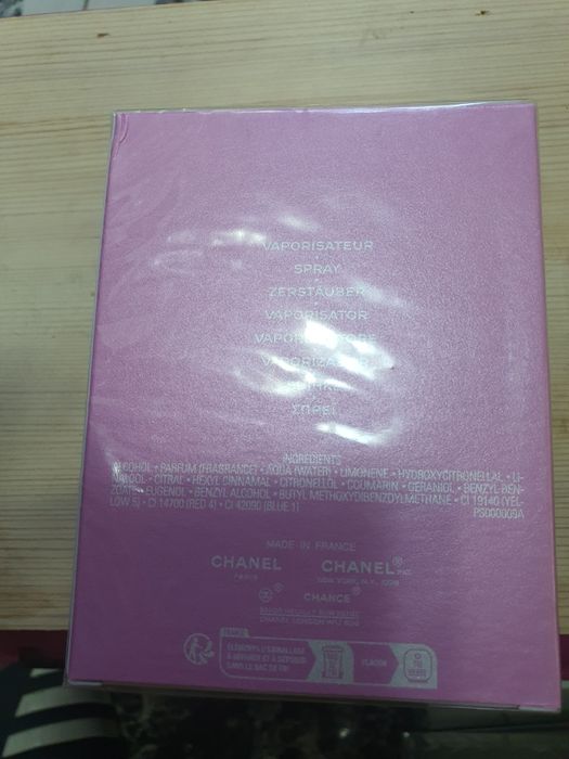 Chanel chance eau de parfum
