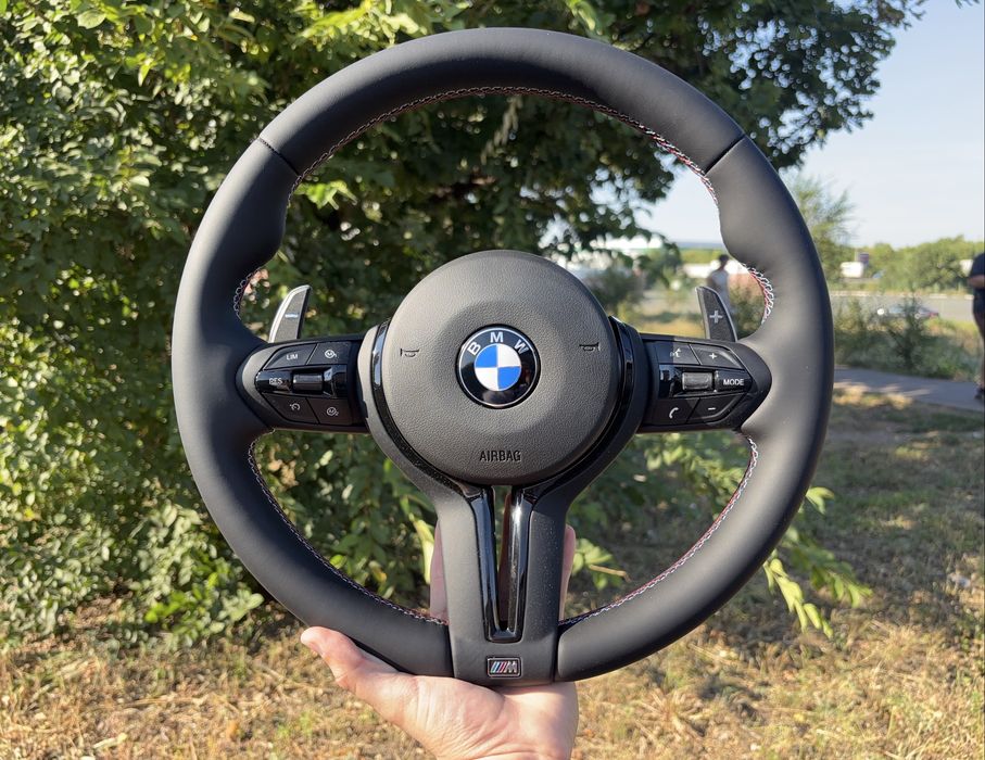 Руль Black BMW F30 X5 X6 F12 F20 X4 F39 F87 / руль на бмв ф30 /