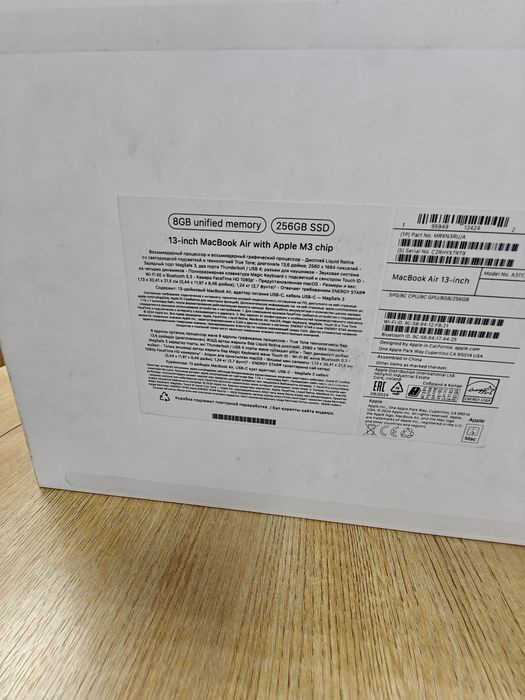 Apple MacBook M3 Чип 8/256 | 100% | MacBook Air 13