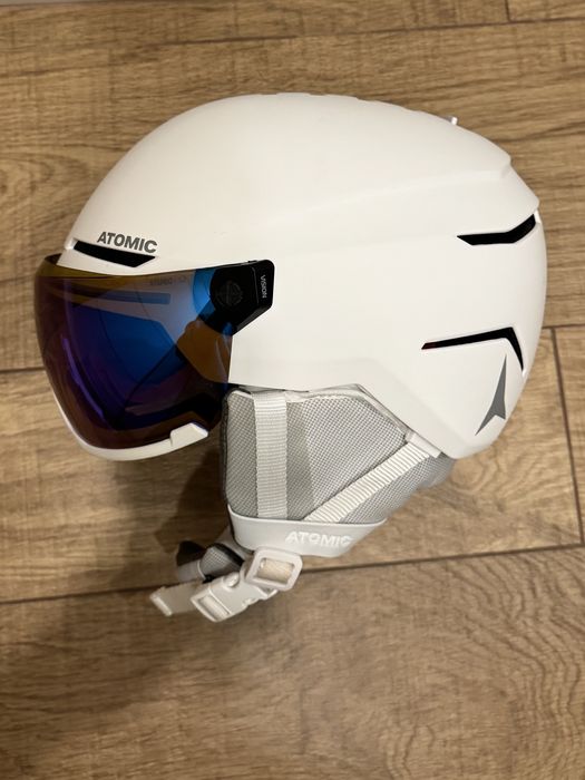 Cască de schi ATOMIC Savor Visor Stereo, alb,