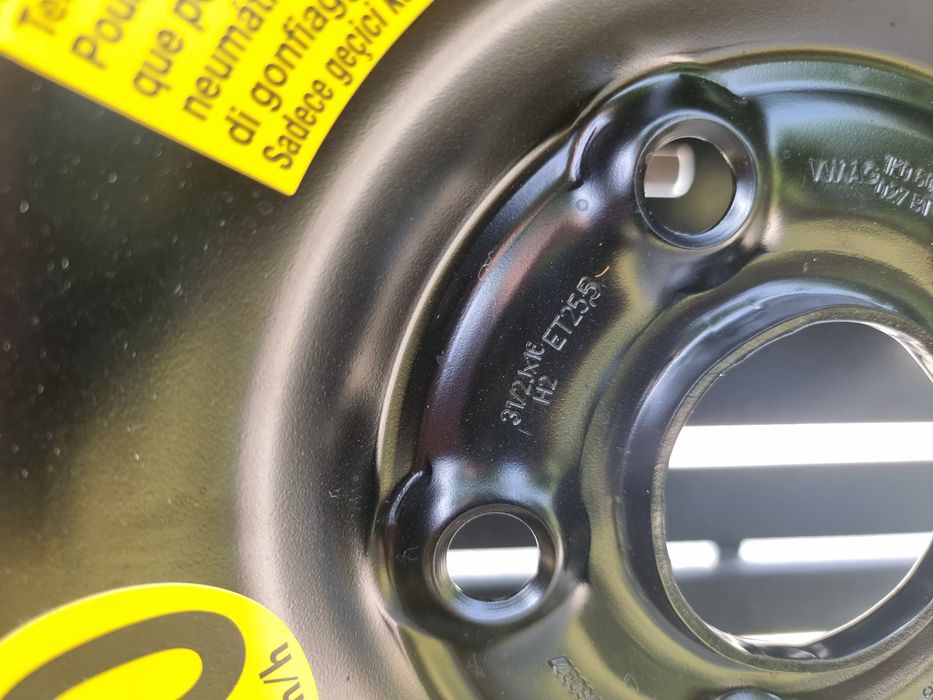 Roata rezerva slim R16 5x112 VW Passat B7 B8 Golf 6 7 Octavia 3