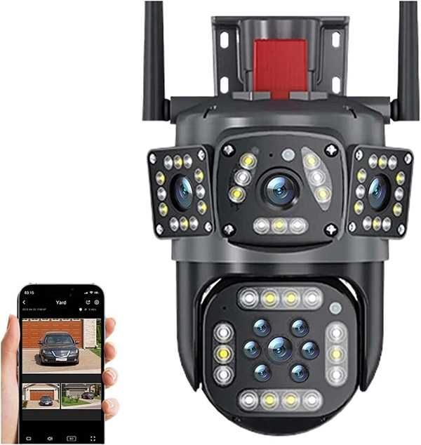 Тройна Wi-Fi камера за наблюдение / SMK033 /