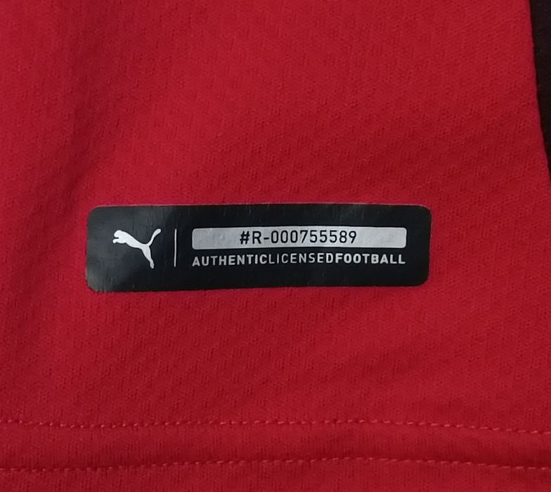 Puma AC Milan 2021/22 Home Jersey оригинална тениска M Пума Милан футбол фланелка