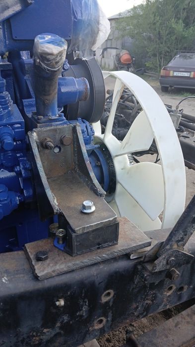 Установка двигателя  на камаз вичай