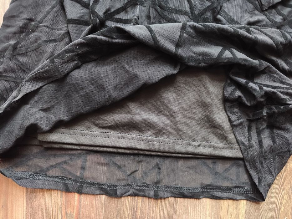 Нова черна къса рокля