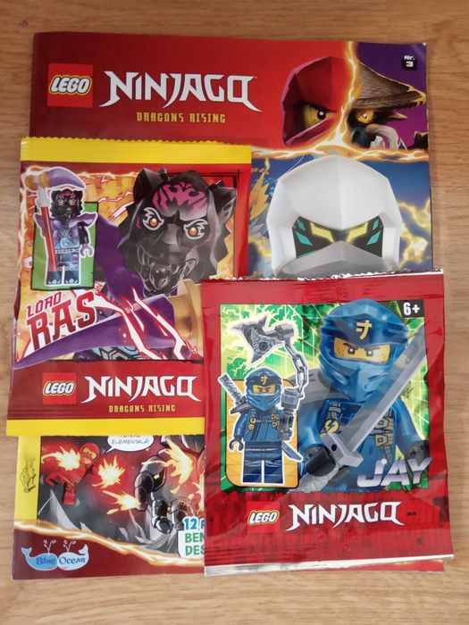 Lego Ninjago seturi mici (foil bags) cu reviste, noi, sigilate