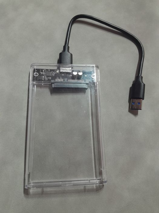Бокс кейс для HDD SSD жесткого диска 2'5 SATA
