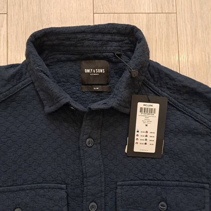 Мъжка риза ONLY & SOUS  Slim, размери - XS, S, M, L и XL.