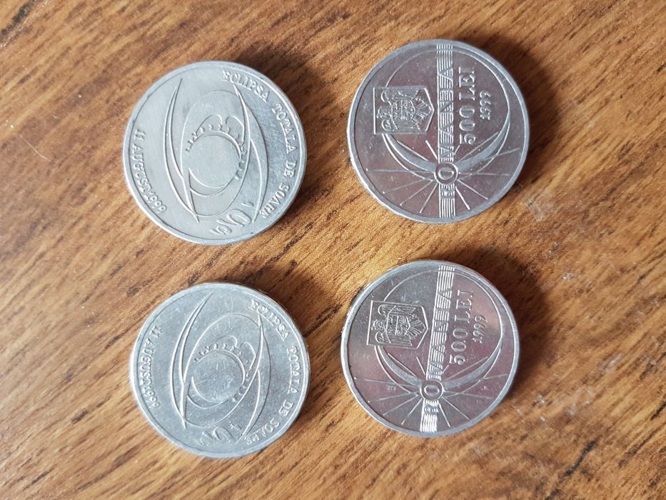 Monede cu eclipsa,,si bacnote