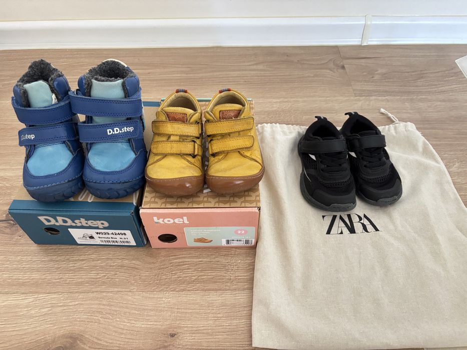 Детски Боси обувки 21,22,23 номер, DD Step, Zara