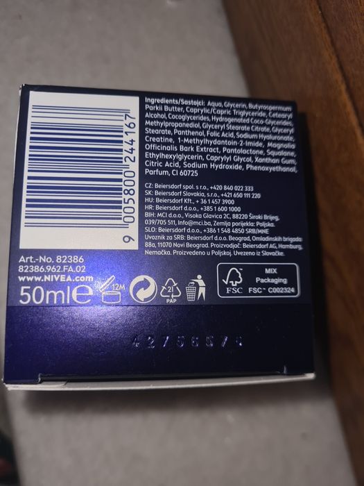 Crema de noapte Hyaluron Cellular Filler, 50 ml, Nivea