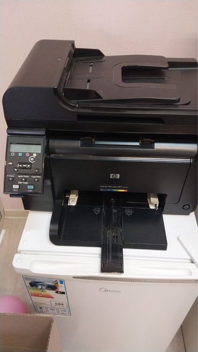 Принтер Цветной лазерный МФУ 3-в-1 HP LaserJet Pro 100 color M175a