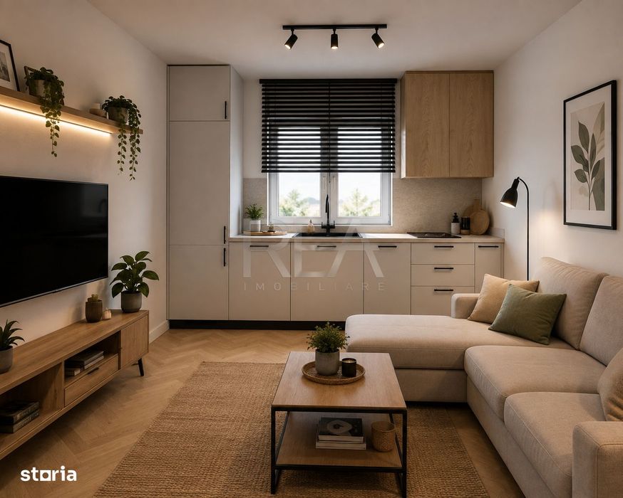 2 camere Floreasca decomandat, centrala, et. 2, renovat, boxa — fotografia 1
