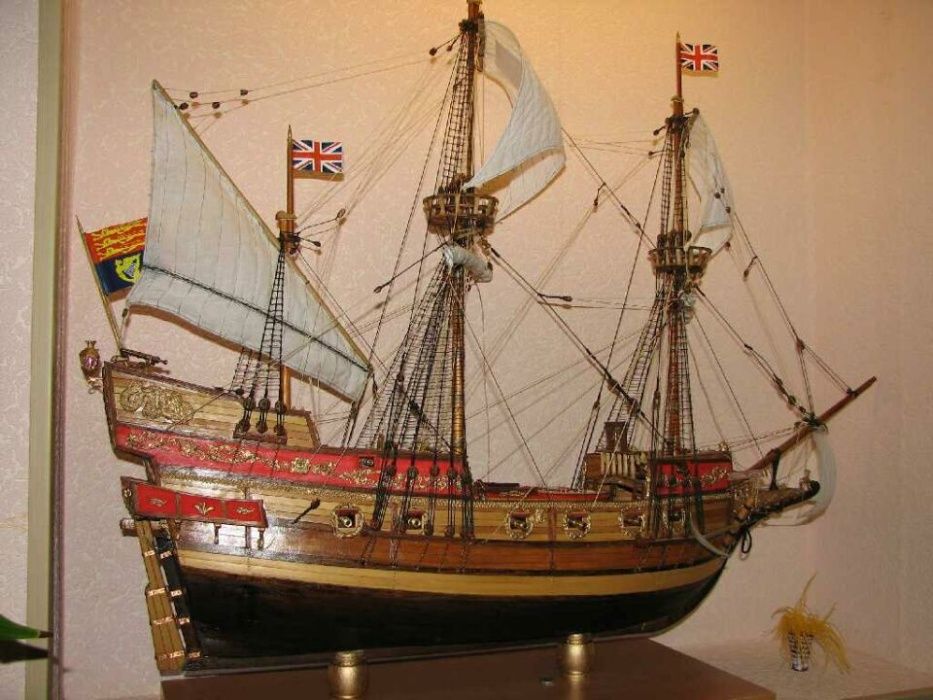 Корабль ручной работы .