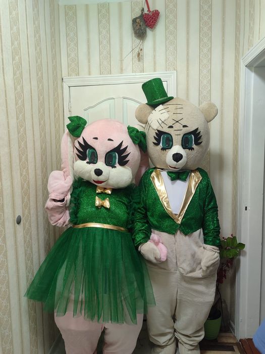 Прокат костюм зайки и мишки