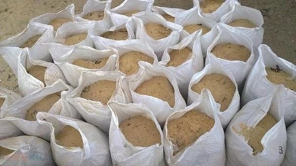 Цемент, песок, балласт, отсев