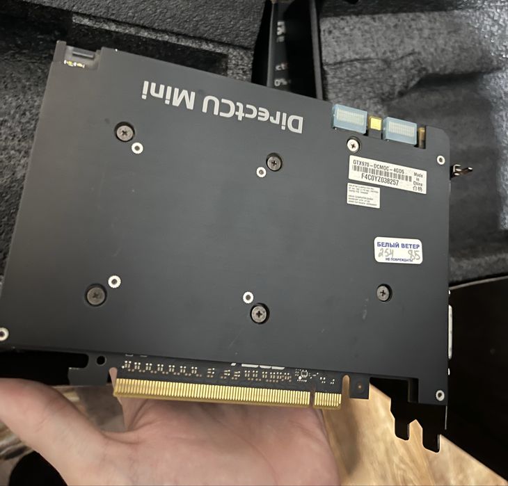 Видеокарта ASUS GEFORCE GTX 970 DirectCU Mini 4GB