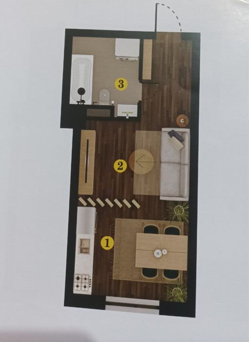 Гиштли новостройкада 1 хона уйим сотаман Юнусобод 16 рупараси