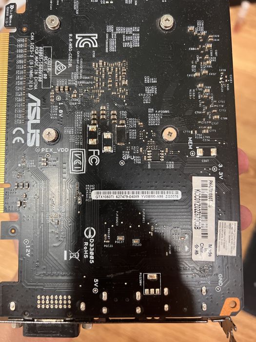 Видеокарта GTX 1050TI 4gb Asus Phoenix