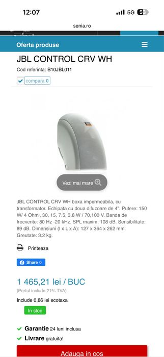 Boxe jbl conect