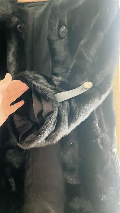 Шуба норковая черный бриллиант