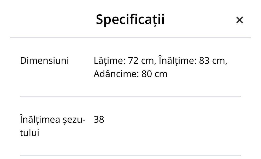Set 2 scaune terasa Jysk Ubberup negru