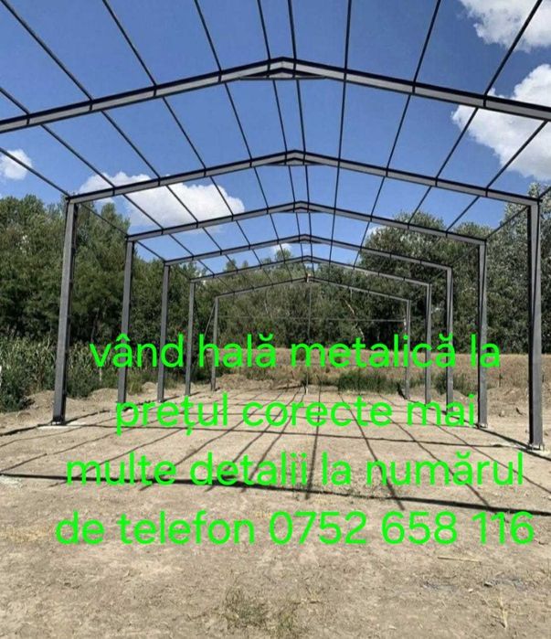 Vand hala completa sau doar structura metalica, pret de producator
