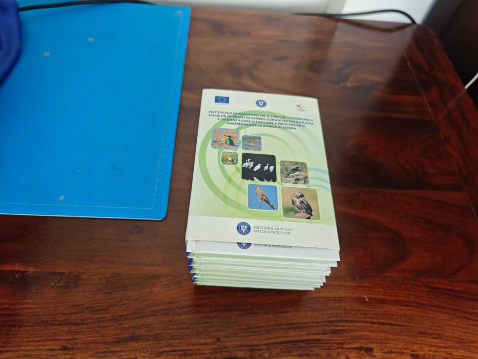 Set carti Protocoale monitorizare păsări de interes comunitar România