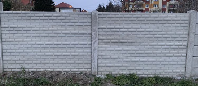 Gard din beton prefabricat. Transport, Montaj, pentru gradina